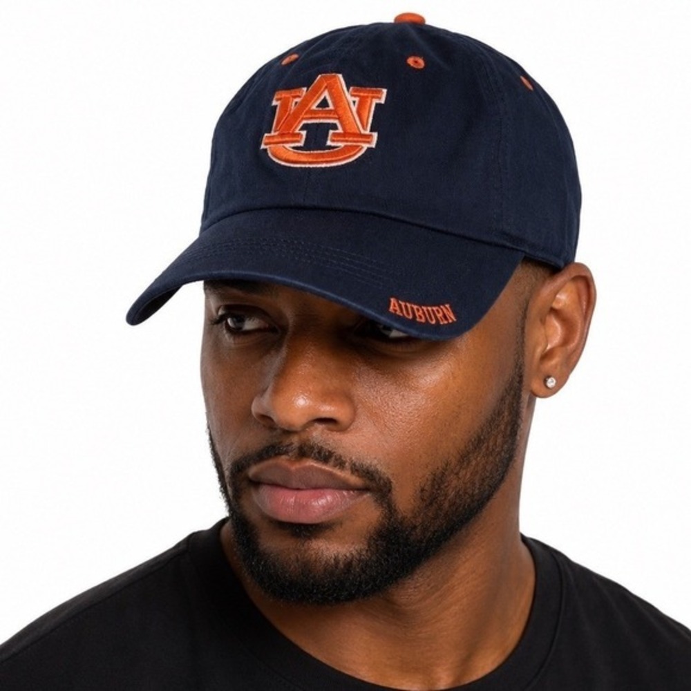 Captivating Auburn Tigers NCAA Cap Navy Blue Orange Adjustable Baseball 78-15-01